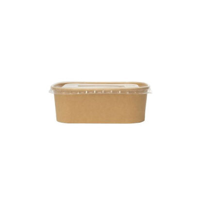 Kraft Salad Container -Rectangle (750ml)