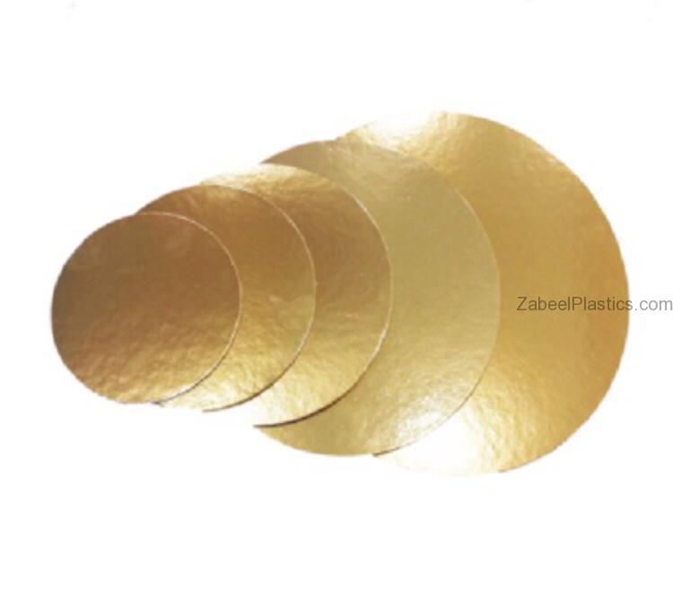 Cake Board Round Golden