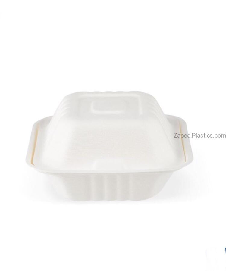Bio Degradable Burger Box 6″