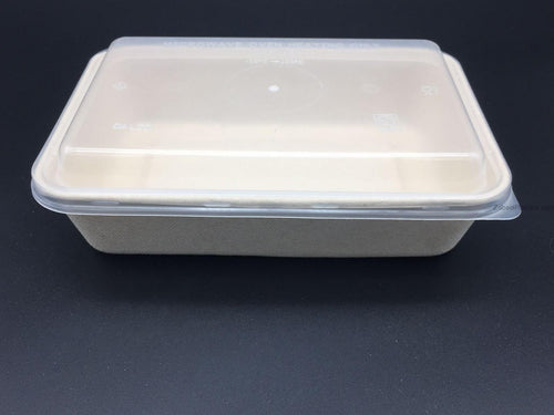 Bio Degradable Container 500 cc with Lid