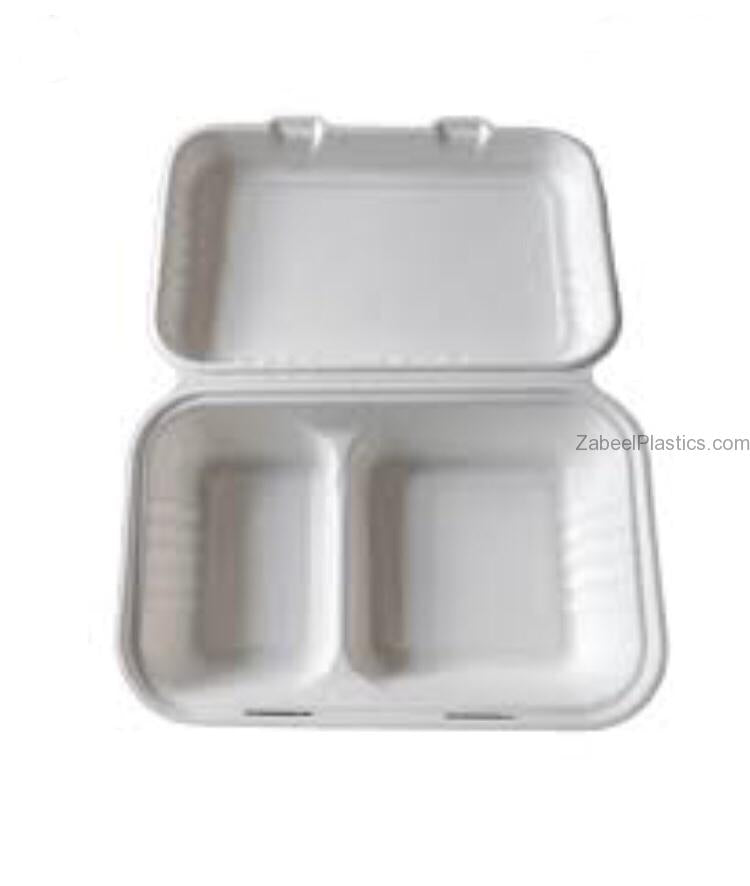 Bio Degradable Lunch Box 9″ Section