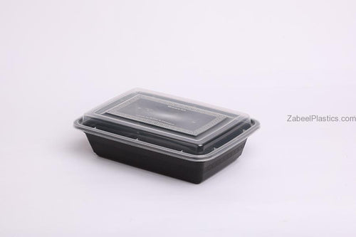 Black Microwave RE58 with Lid