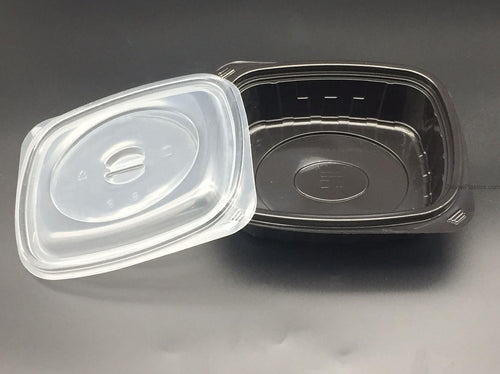 Black Pastry Container 24 oz with Lid