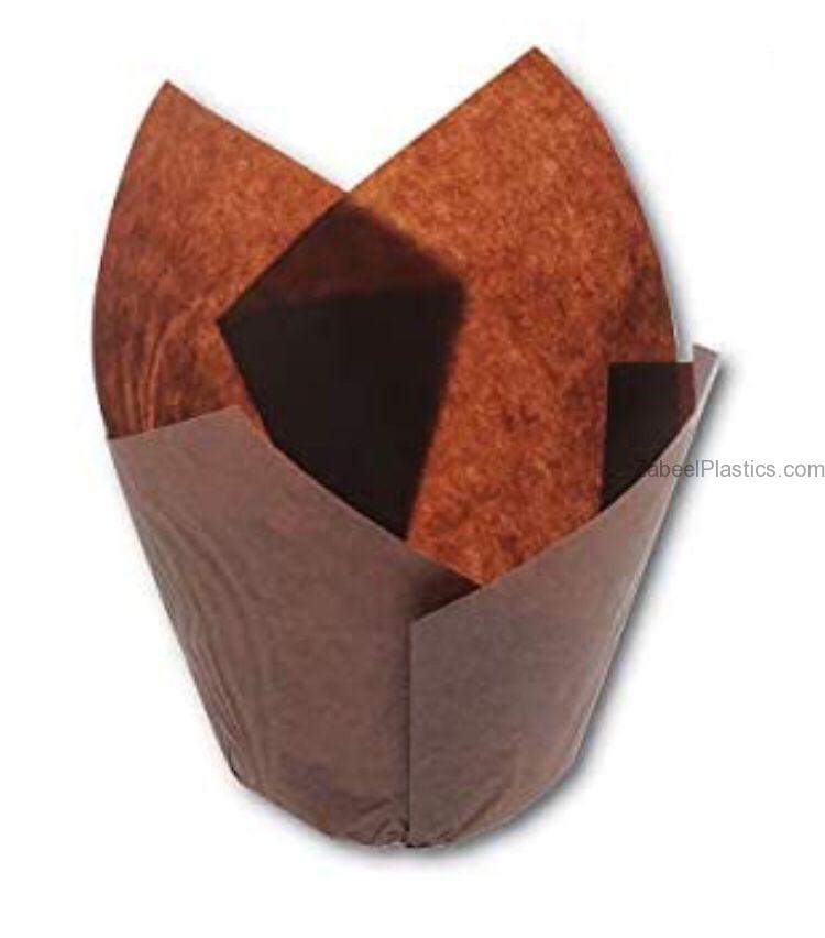 Tulip Cup Brown 15 x 15 x 5