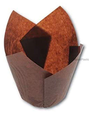 Tulip Cup Brown 15 x 15 x 5