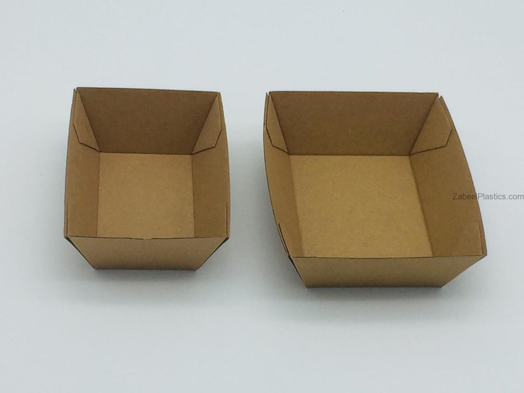 Kraft Board Tray Small 14 x 10 cm