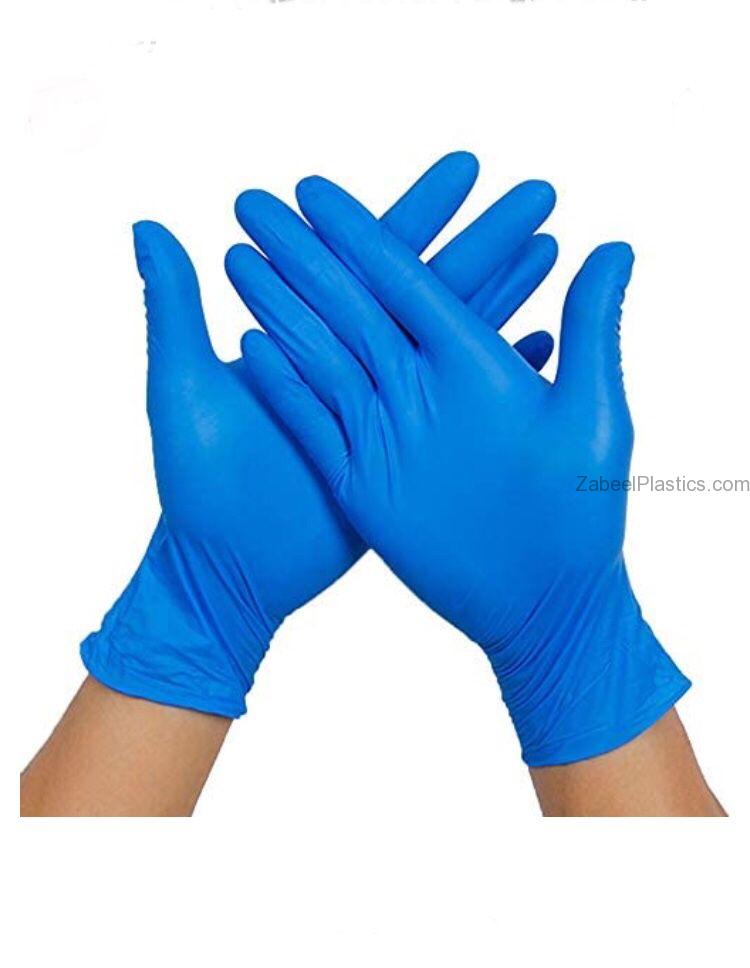 Vinyl Gloves Blue (L)