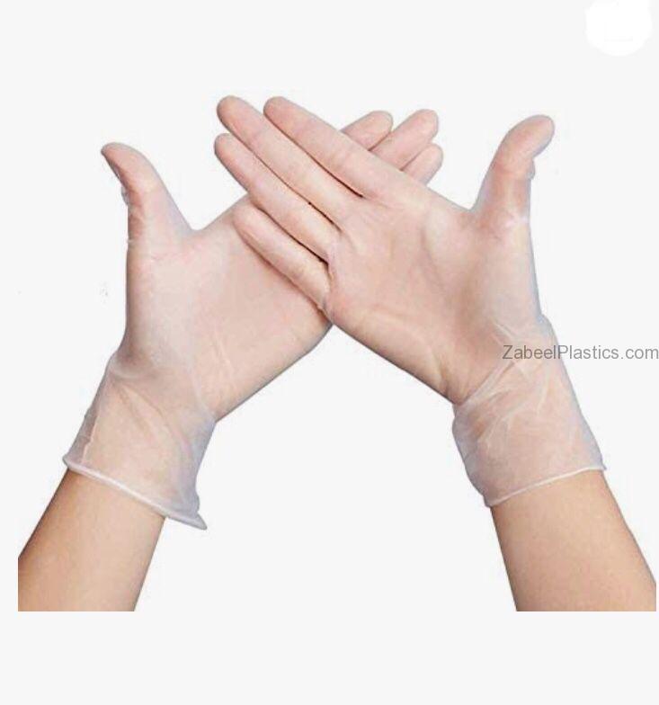 Vinyl Gloves Clear (L)