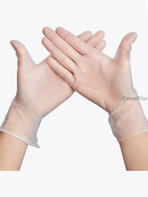 Vinyl Gloves Clear (L)