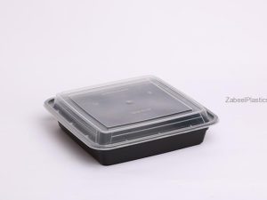 Black Microwave RE48 with Lid