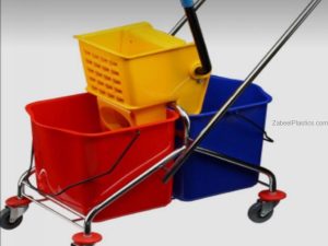 Double Mop Bucket with Wringer