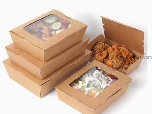 Kraft Lunch Box With Window Medium