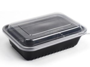 Black Microwave RE38 with Lid