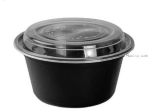 Black Microwave RO40 with Lid