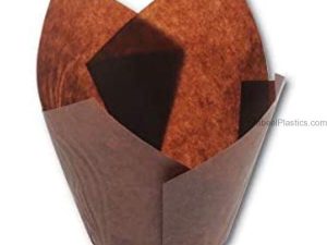 Tulip Cup Brown 15 x 15 x 5