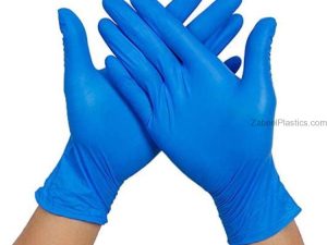 Vinyl Gloves Blue (L)
